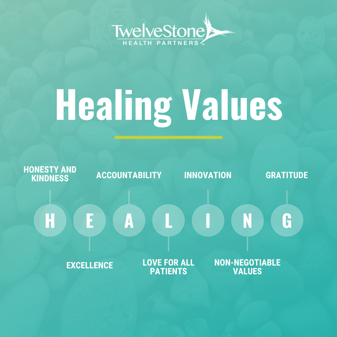 12Stone Healing Values social graphic